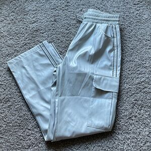 Women's Gray/Silver Cargo Pants, Size S